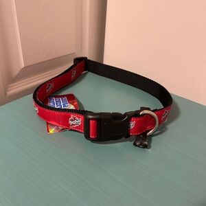 NEW Iowa State Dog Collar Size XL Red and Black Mascot Design